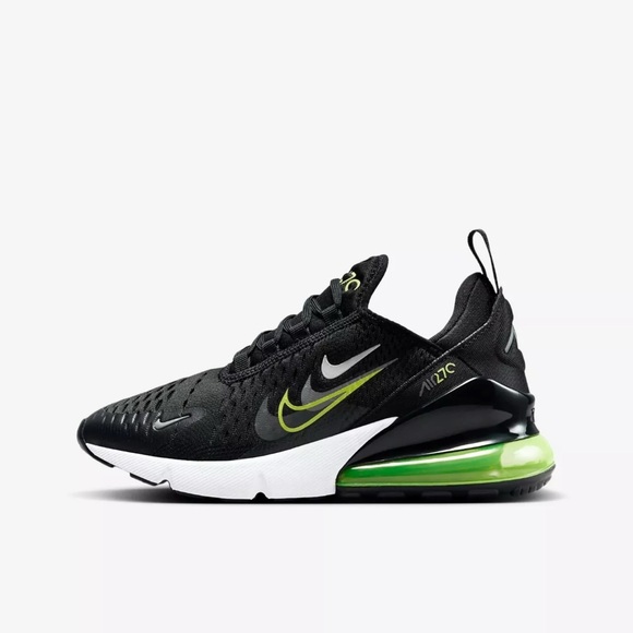 nike 270 green and black